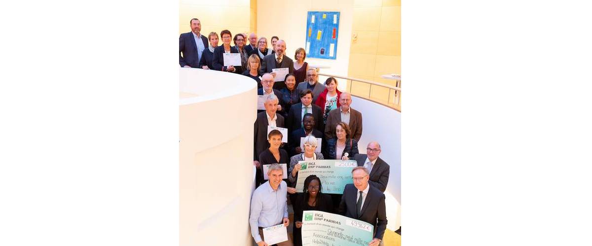 entreprises responsables, label ESR, démarches de responsabilité sociale, Help2Help, Groupe BNP Paribas au Luxembourg, bénévolat, éducation, santé, environnement, aide humanitaire, cancer pédiatriques, recherche