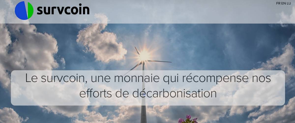 survcoin, Accélérer la décarbonisation, monnaie dédiée, énergies fossiles, projet-pilote, émissions de gaz à effet de serre, a.s.b.l. Climate Action Blockchain, réflexes monétaires, architecture blockchain, crédit, « wallet », réduction de sa consommation d’électricité, slow fashion