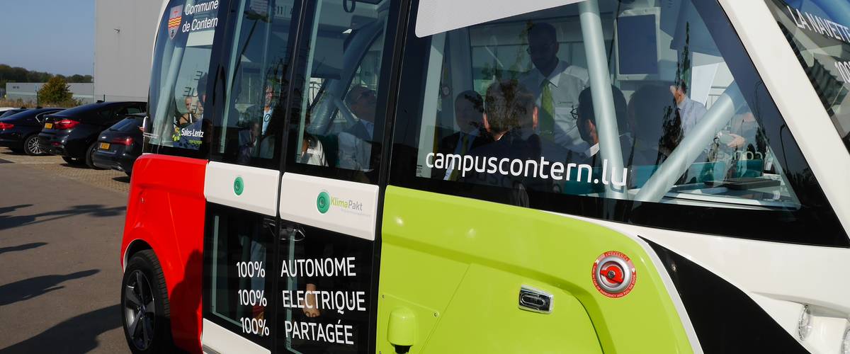 semaine de la mobilité, vélos cargos électriques, Feel Good At Work, Campus Contern, mobilité, empreinte carbone, changement durable, transports en commun, echarge pour véhicules électriques, solutions douces, protection de l’environnement, soft mobility, navette autonome