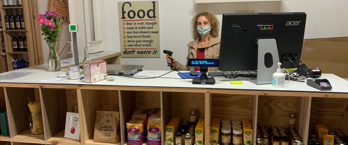 Consommer responsable, Alter’Coop, Mesa – Maison de la Transition à Esch-sur-Alzette, OUNI, coopérative, courses responsables, petits producteurs locaux, le bio et l’équitable, fêtes durables