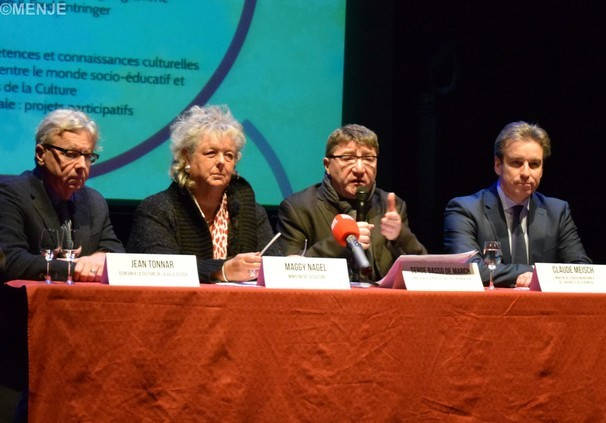 Rapprocher les institutions culturelles et les écoles : Maggy Nagel et Claude Meisch