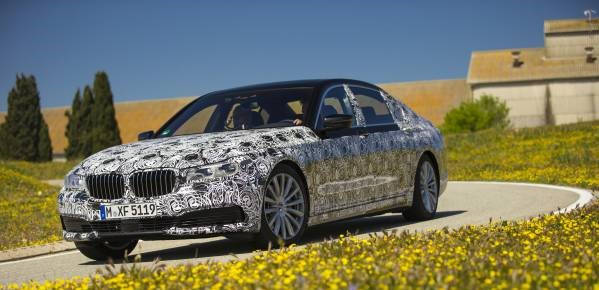 A bord de la nouvelle BMW Série 7, pré-essais à Miramas...