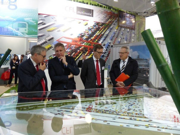 François Bausch au salon transport logistic à Munich