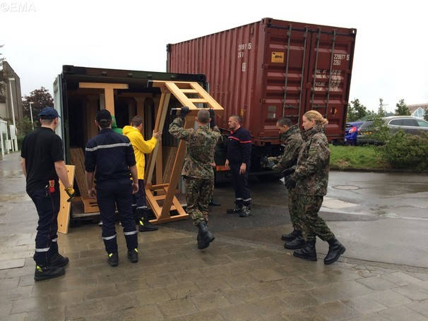 L’armée luxembourgeoise soutient les personnes en besoin de protection internationale