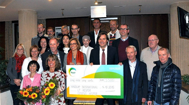 5500 € au profit de Handicap International