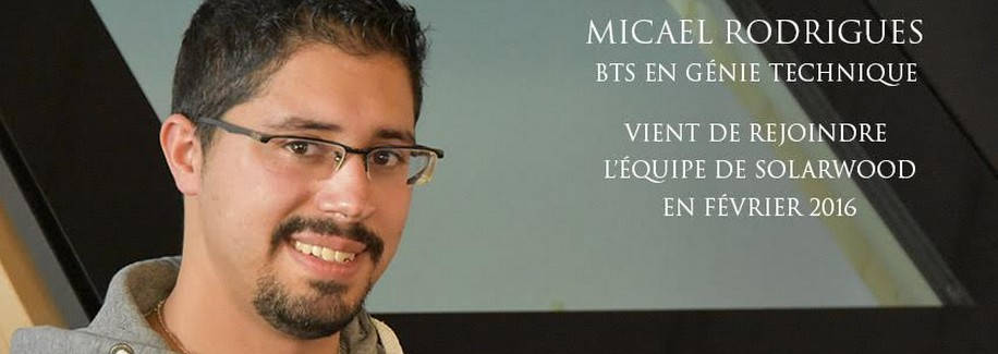 Un nouveau collaborateur de qualité chez Solarwood