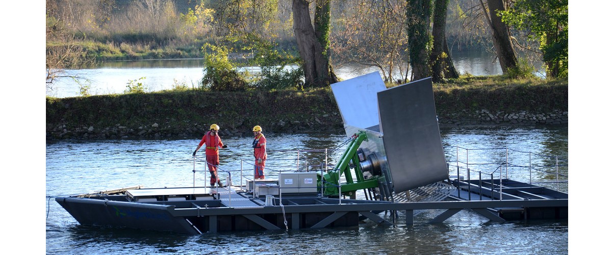 Des hydroliennes dans les fleuves ?
