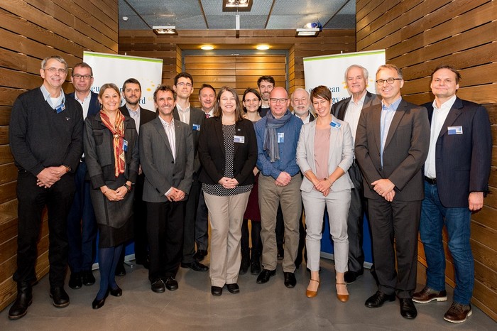 Les membres du conseil d'administration de l'eea, organisation qui accompagne les communes européennes engagées dans la protection du climat.