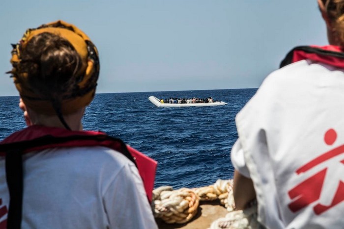 An operational research study on search and rescue operations conducted by humanitarian NGO's provided evidence for their contribution to improved safety at sea. Photo : Anna Surinyach/MSF