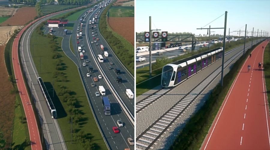 Le couloir multimodal et le tram rapide deviennent réalité.