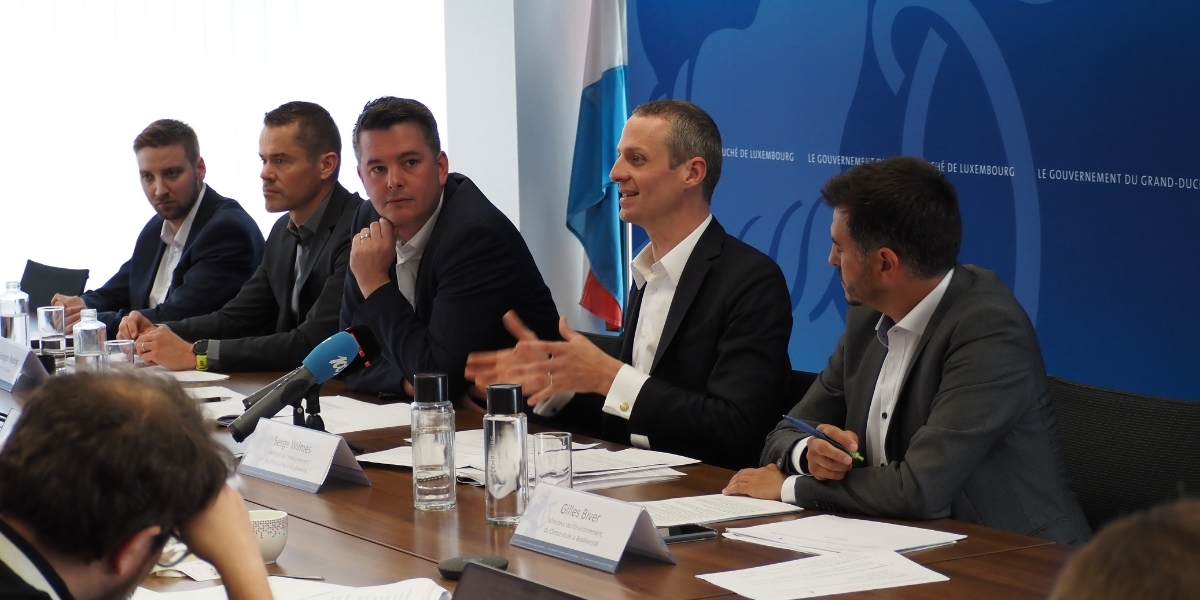 Les ministres Lex Delles et Serge Wilmes