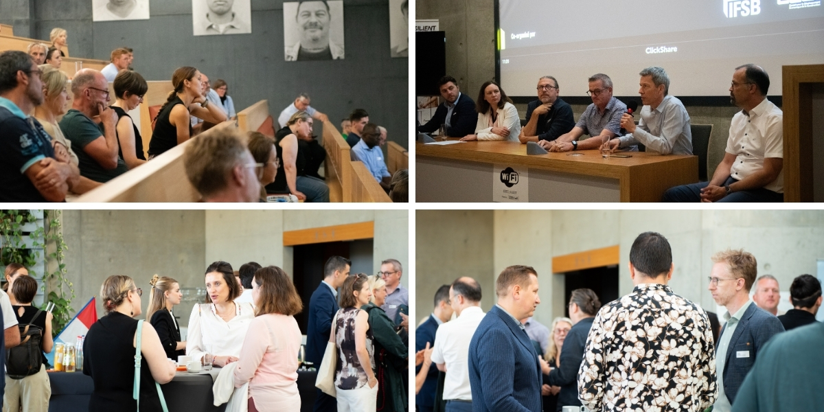 Après une séance de questions/réponses, les participants ont pu continuer les débats lors d'un networking.