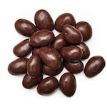 Amandes enrobées au chocolat noir bio