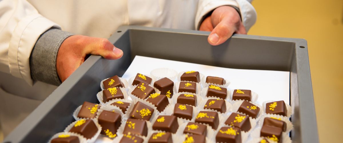 Les fameux chocolats avec ganache de citron 100 % naturelle - Les chocolats du coeur Luxembourg