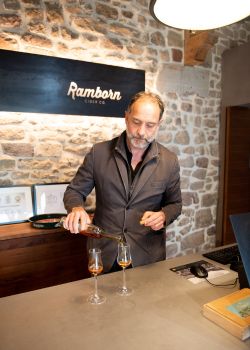 Carlo Hein, directeur de Ramborn - Dégustation de cidre