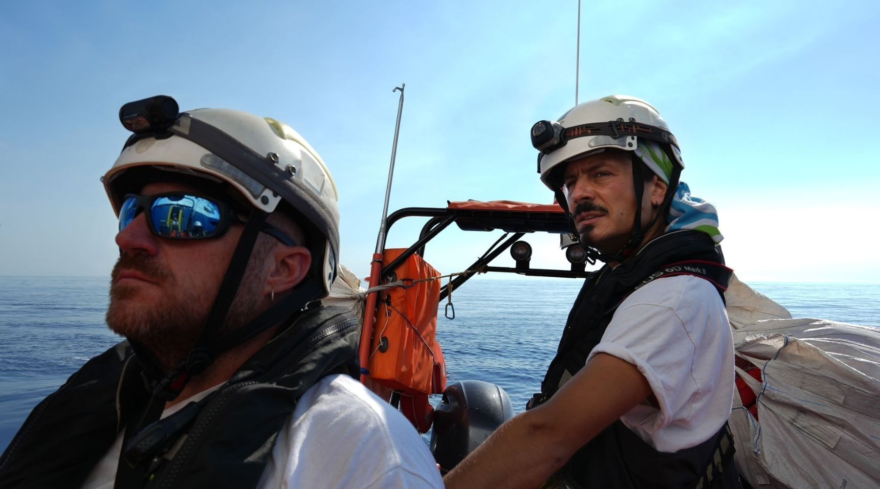 Stefan Pejović lors du sauvetage effectué par MSF - Rescue 1 - rotation 35