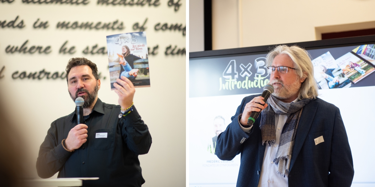 Frédéric Liégeois (Picto Communication) et Yves Biwer (Agora Luxembourg) 