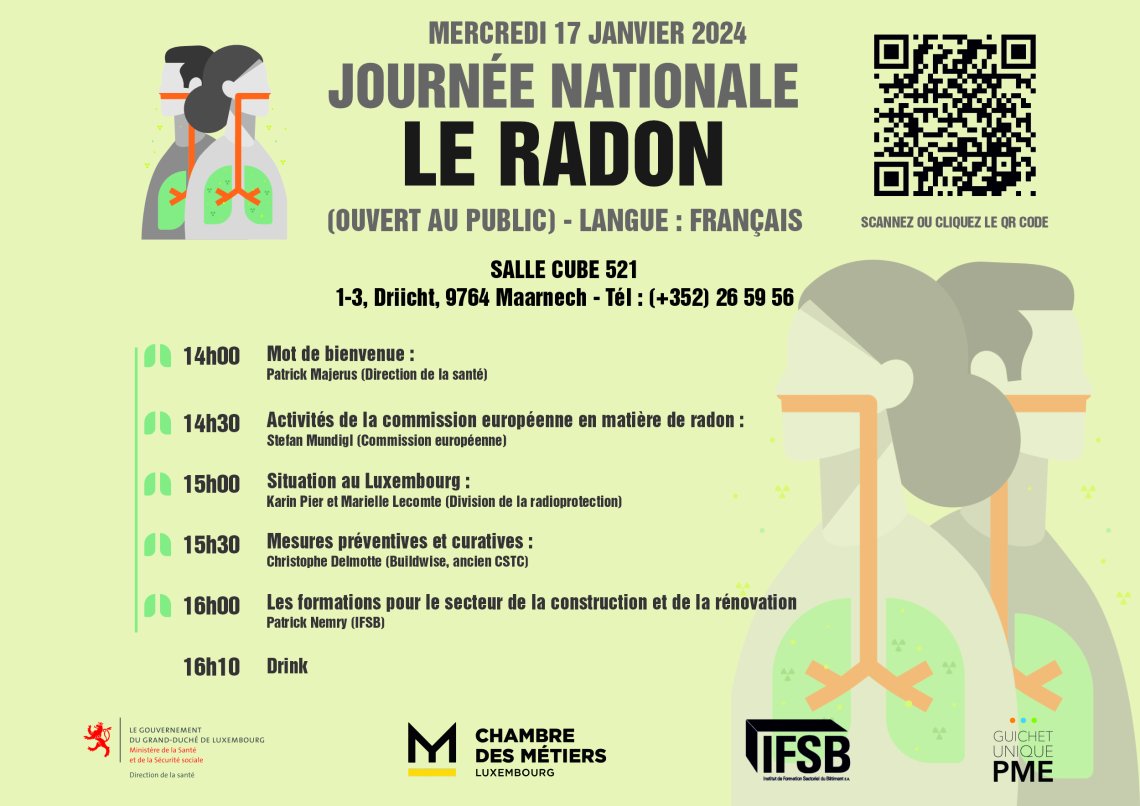 Journée nationale sur le radon - Le programme