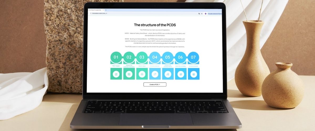 Click on the photo to know more about the PCDS - Product Circularity Data Sheet