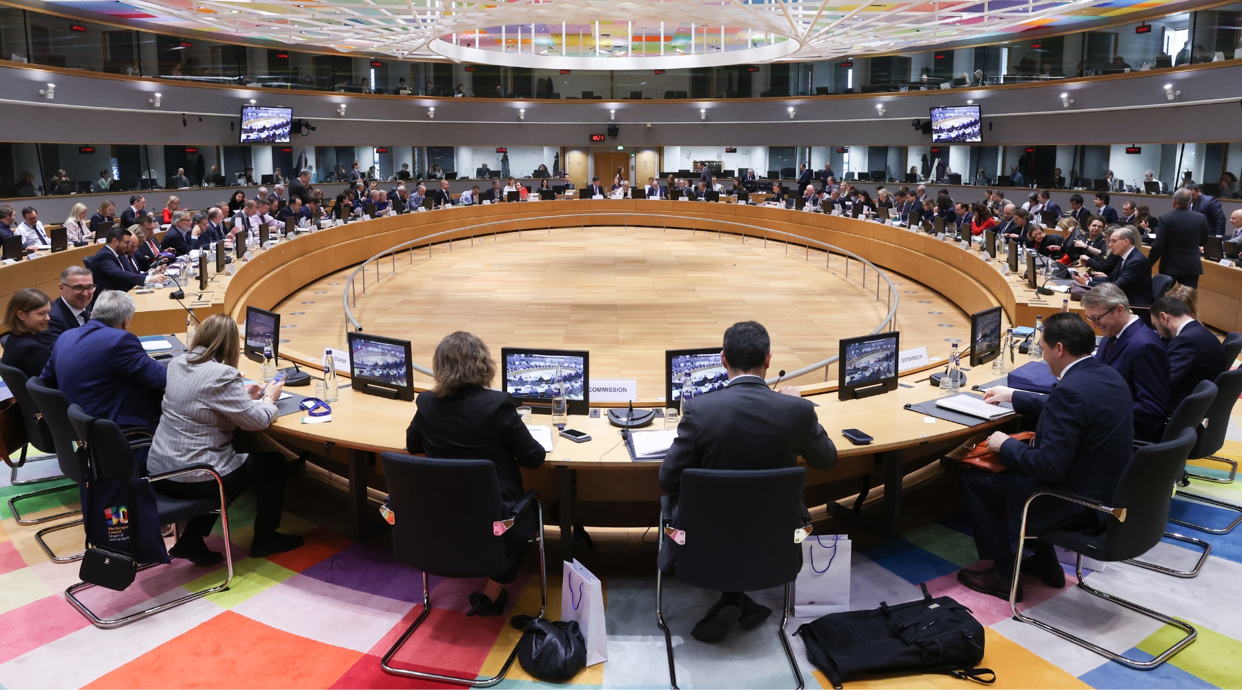 Les ministres de l'UE chargés de l'environnement se sont réunis le 27 mars 2025 à Bruxelles. La réunion est présidée par Paulina Hennig-Kloska, ministre polonaise du Climat et de l'Environnement.