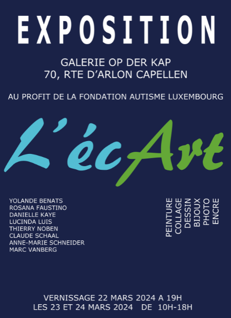 Les artistes de l'exposition à la galerie Op der Kap - Mamer