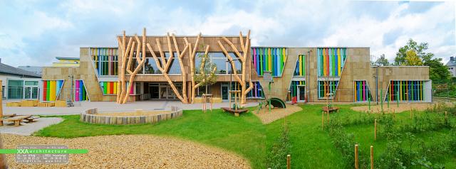 L'école et maison relais Miniwissbei à Howald.