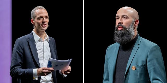 Serge Wilmes et Thomas Breuzard