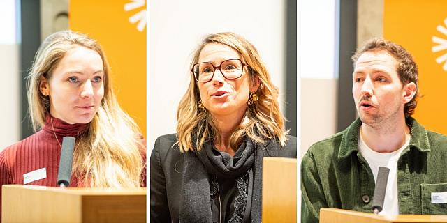 Jeanne Pernot, Mélanie Archen et Peter Recking
