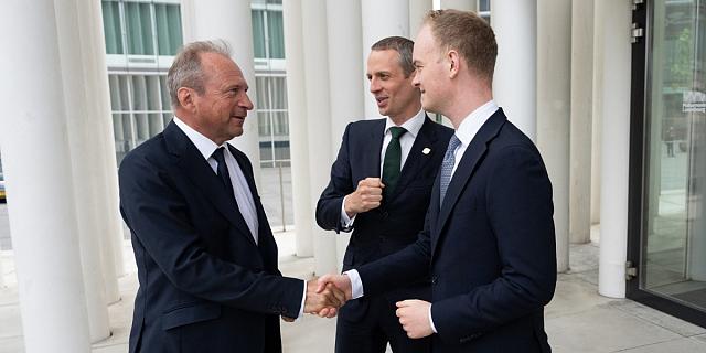 Gilles Roth, Serge Wilmes et Kristoffer André Hansen