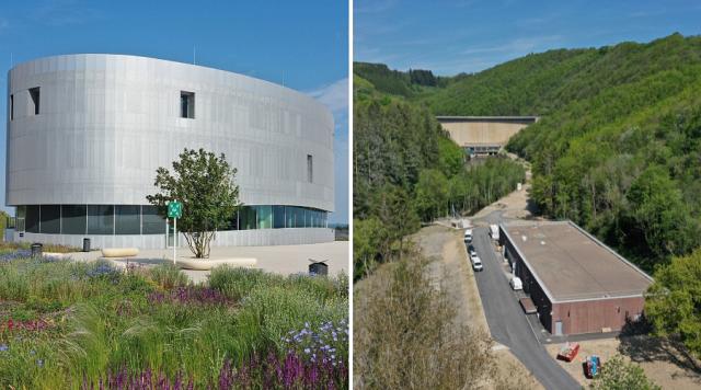 La nouvelle station de traitement d'eau à Eschdorf