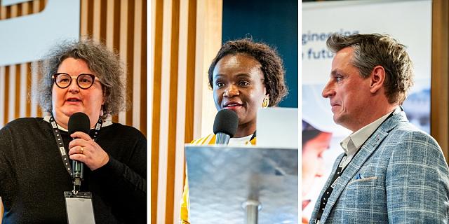 Estelle Bacher, Pauline Keller et Jérôme Colson