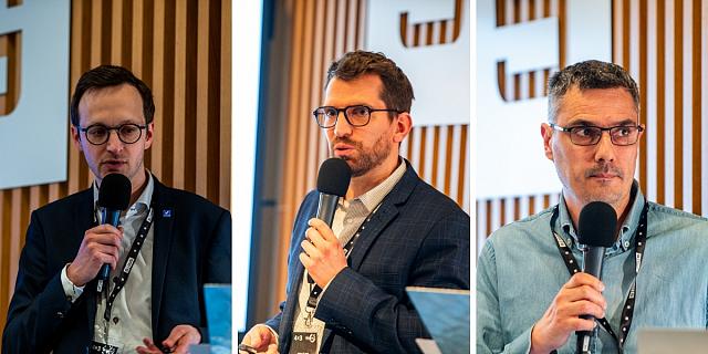 Gauthier Baudoin, Julien Blaise et Arnaud Etur