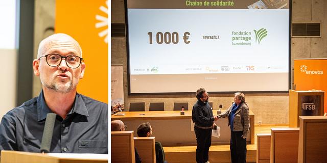 Tony Russo / Frédéric Liégeois et Denise Richard lancent la nouvelle chaîne de solidarité