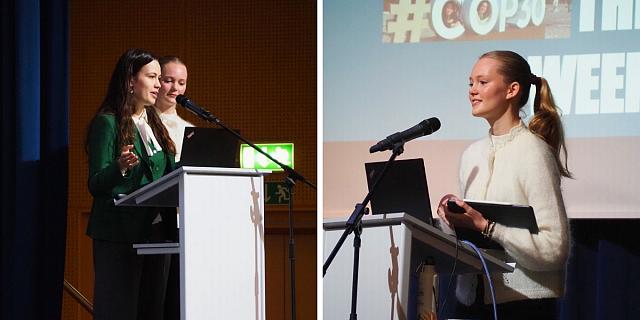 (de g. à dr.) Lara Bertemes et Frida Thorsteinsdottir