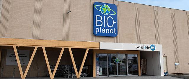 Bio-Planet se situe juste à côté du Colruyt, enseigne du même groupe