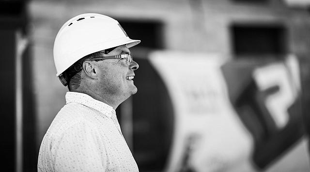 Grégory Denoncin, conducteur de chantier Thomas & Piron, Garnich, Luxembourg