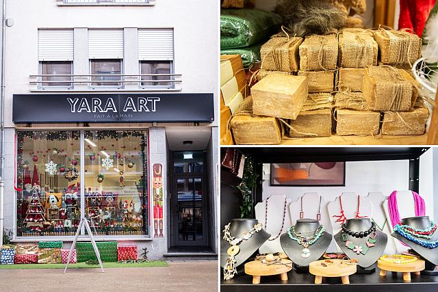 Yara Art, boutique à Dudelange, véritables savons d'Alep et bijoux