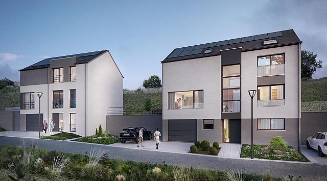 Maison durable ossature bois à Burewee (à droite) - Bourscheid