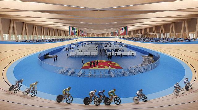 Vélodrome international du Luxembourg, capacité de 1500 places (1000 assises, 500 debout)