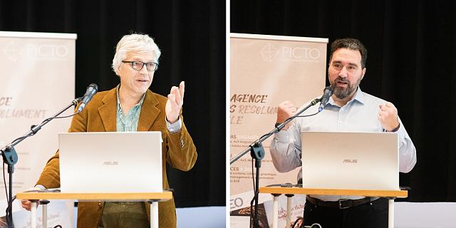Raymond Aendekerk et Frédéric Liégeois