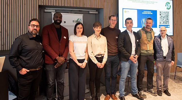 Frédéric Liégeois, Mamedy Diawara, Ariane Bouvy, Patty Koppes, Patrick De Cartier, Alexis Sikora, Marc Neu et Stéphane Hardy.