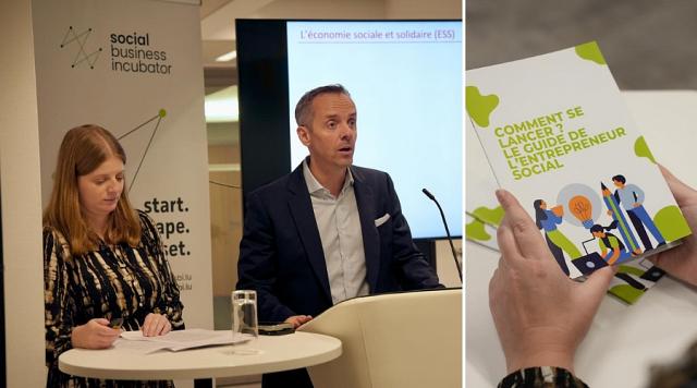 Vanessa Schummer et Georges Mischo ont présenté le guide de l'entrepreneur social