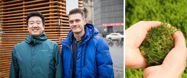 Zhengliang Wu et Peter Sänger, cofondateurs de Green City Solutions
