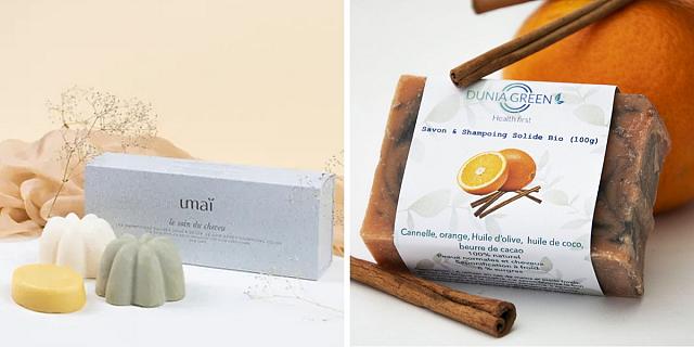 Les produits d'Halternatives et de DuniaGreen