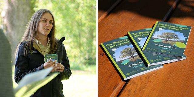 Hanna Teuchert, chargée d'études au sein du Service Forêts de l'administration de la Nature et des Forêts