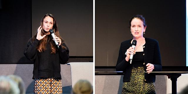 Juliette Petit et Sorcha Wakely
