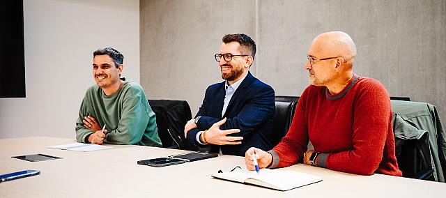 Arnaud Etur, Julien Blaise et Tony Russo, quelques membres fondateurs de Luxembourg Indoor Air and Ventilation Association (LIAVA)