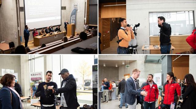 Les différents exosquelettes ont été présentés lors du networking