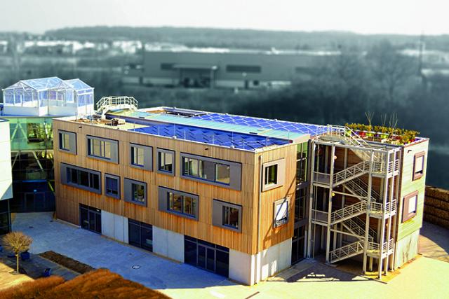 La serre expérimentale de Neobuild, Luxembourg