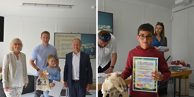 Andy Schleck était présent pour remettre les prix aux lauréats.